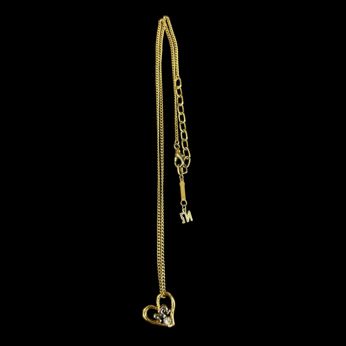 NINA RICCI necklace, gold hardware