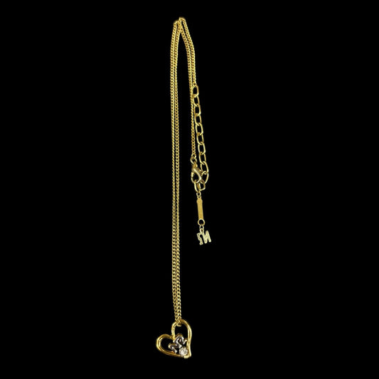 NINA RICCI necklace, gold hardware