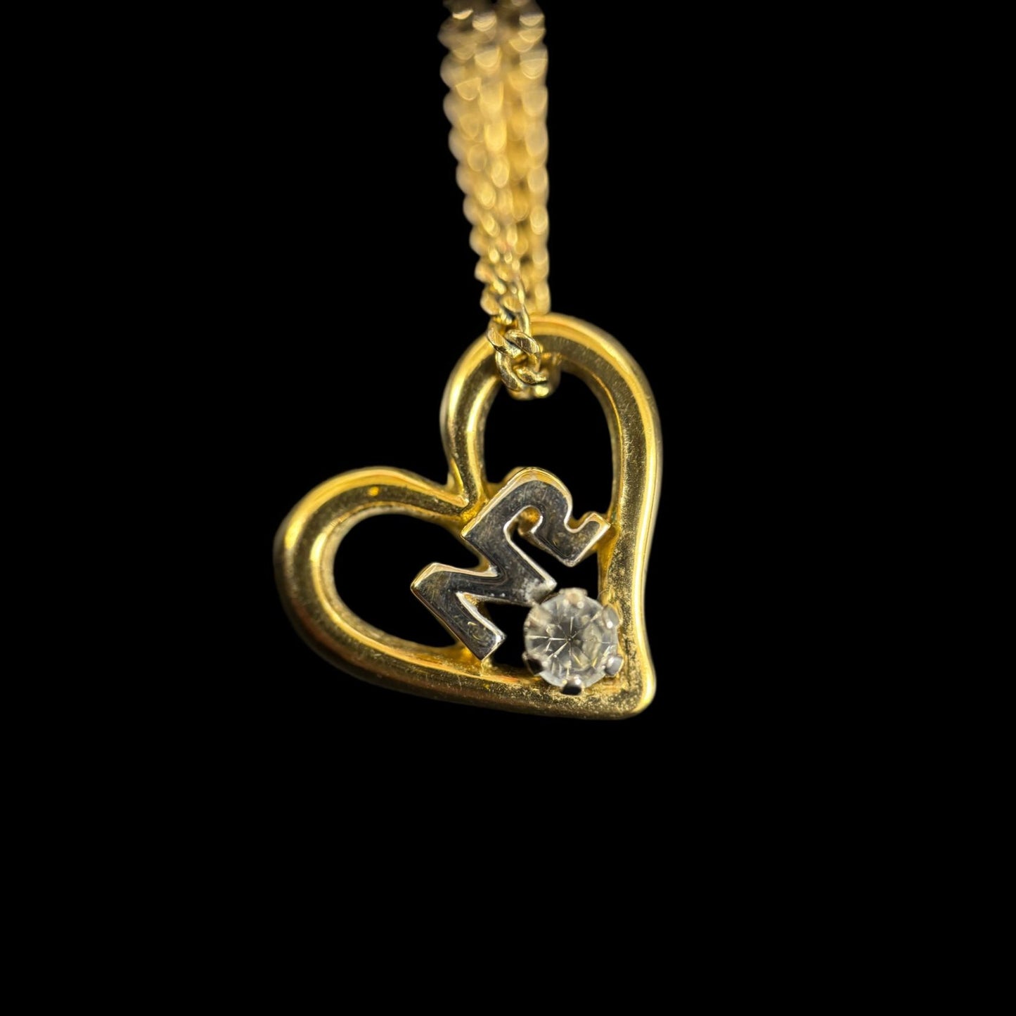 NINA RICCI necklace, gold hardware