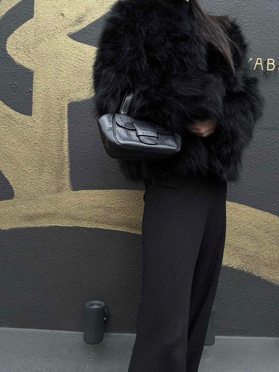 PRADA Prada Mini Tote Bag Leather Black PRADA Black Calfskin Handbag