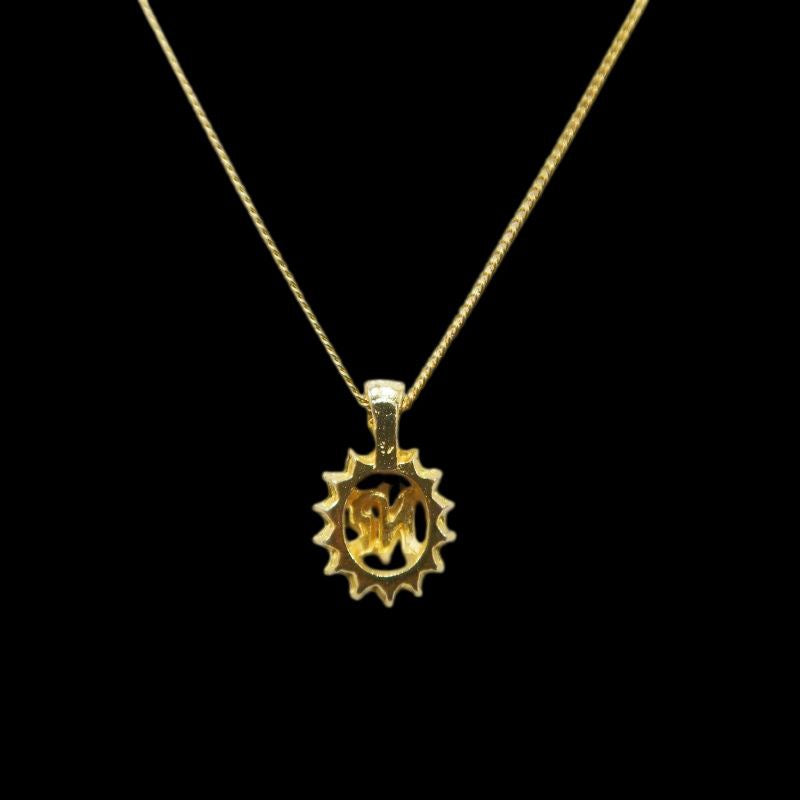 NINA RICCI Necklace, Gold Hardware, Gold Tone, Alloy