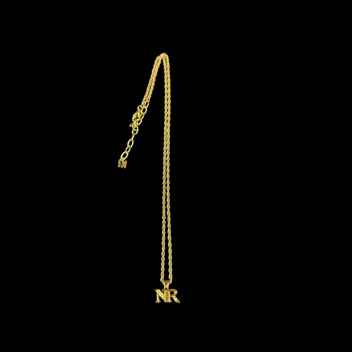 NINA RICCI Necklace, Gold Hardware