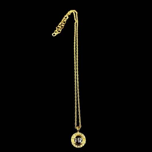 NINA RICCI Necklace, Gold Hardware, Gold Tone, Alloy