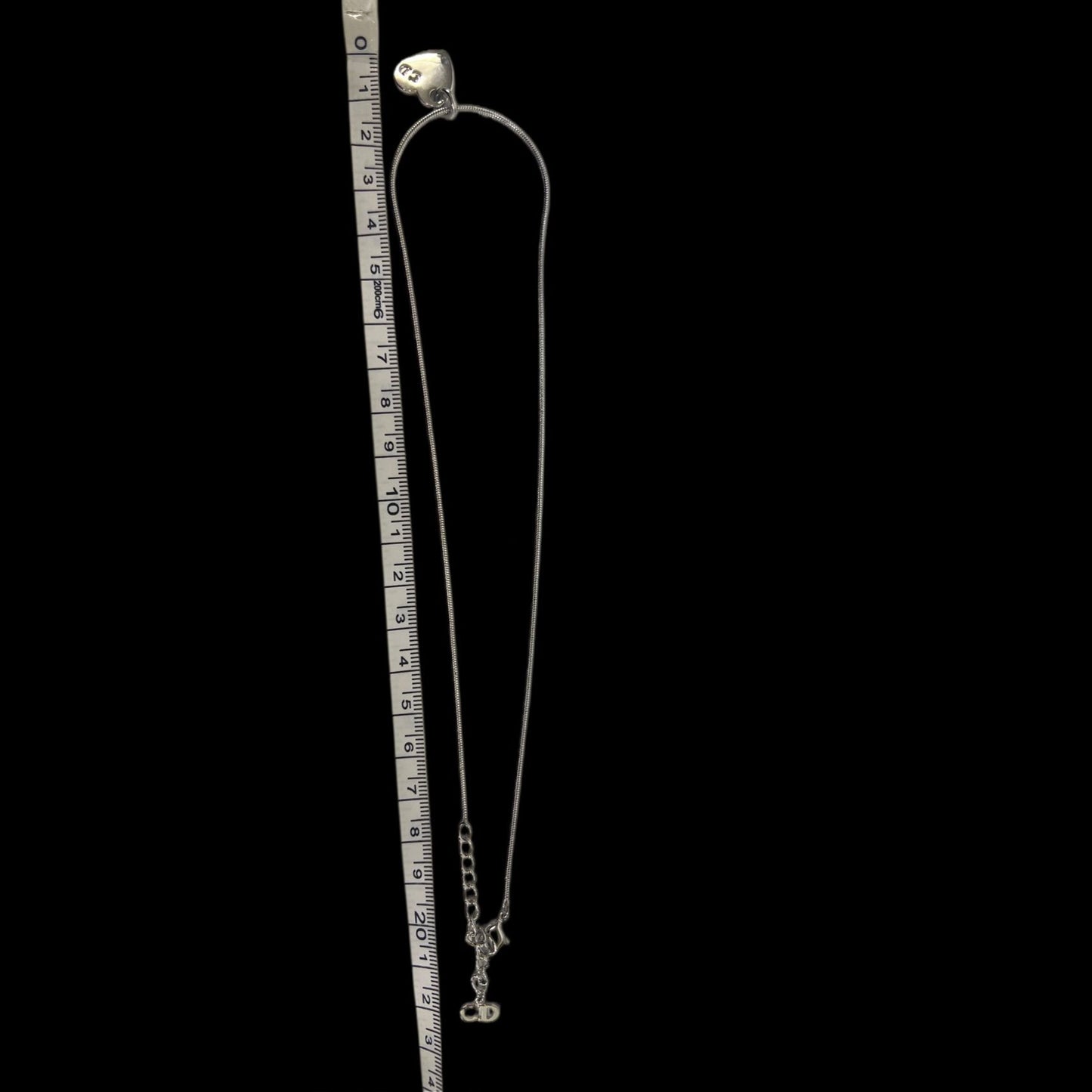 DIOR Necklace, Silver Hardware