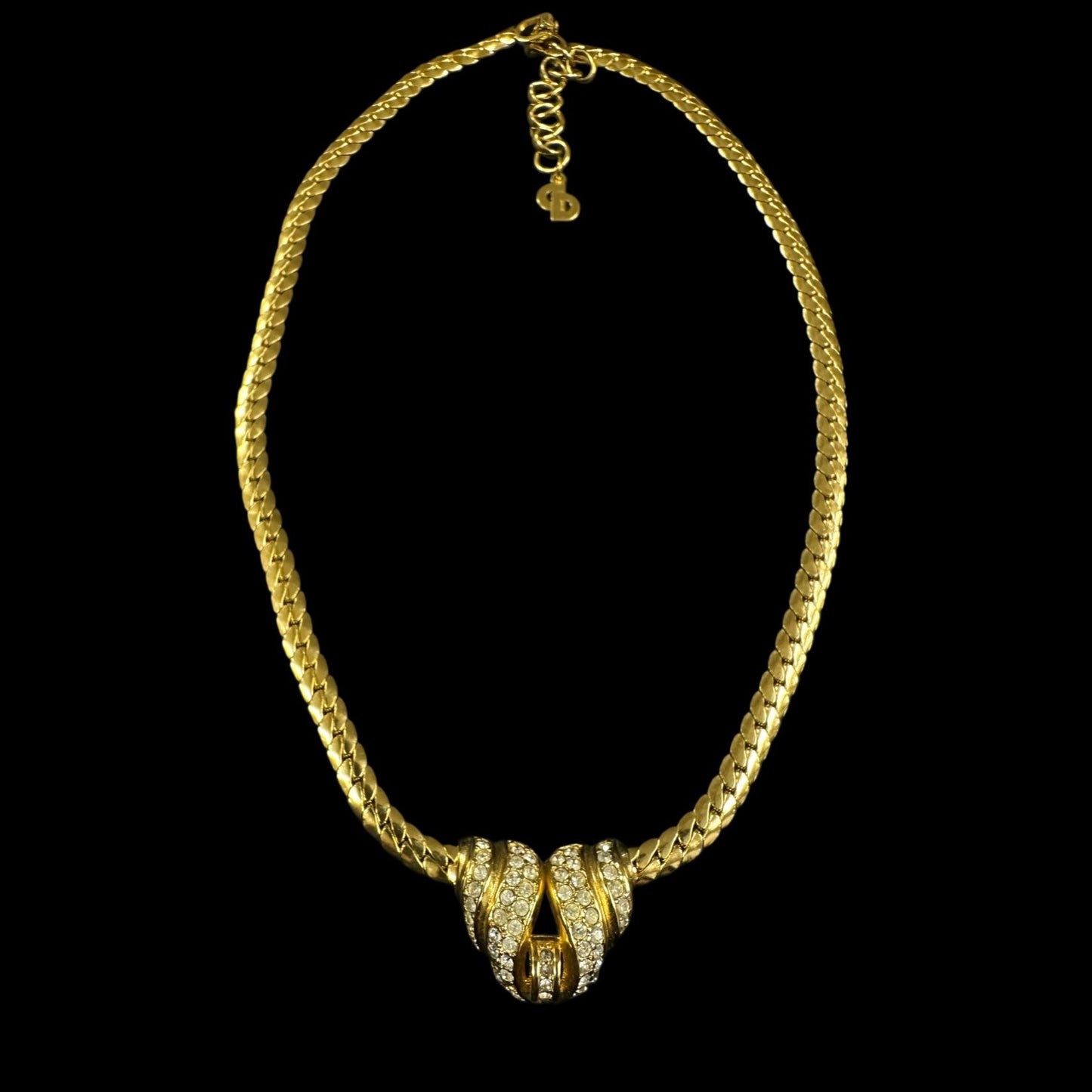 DIOR Necklace, Gold Hardware