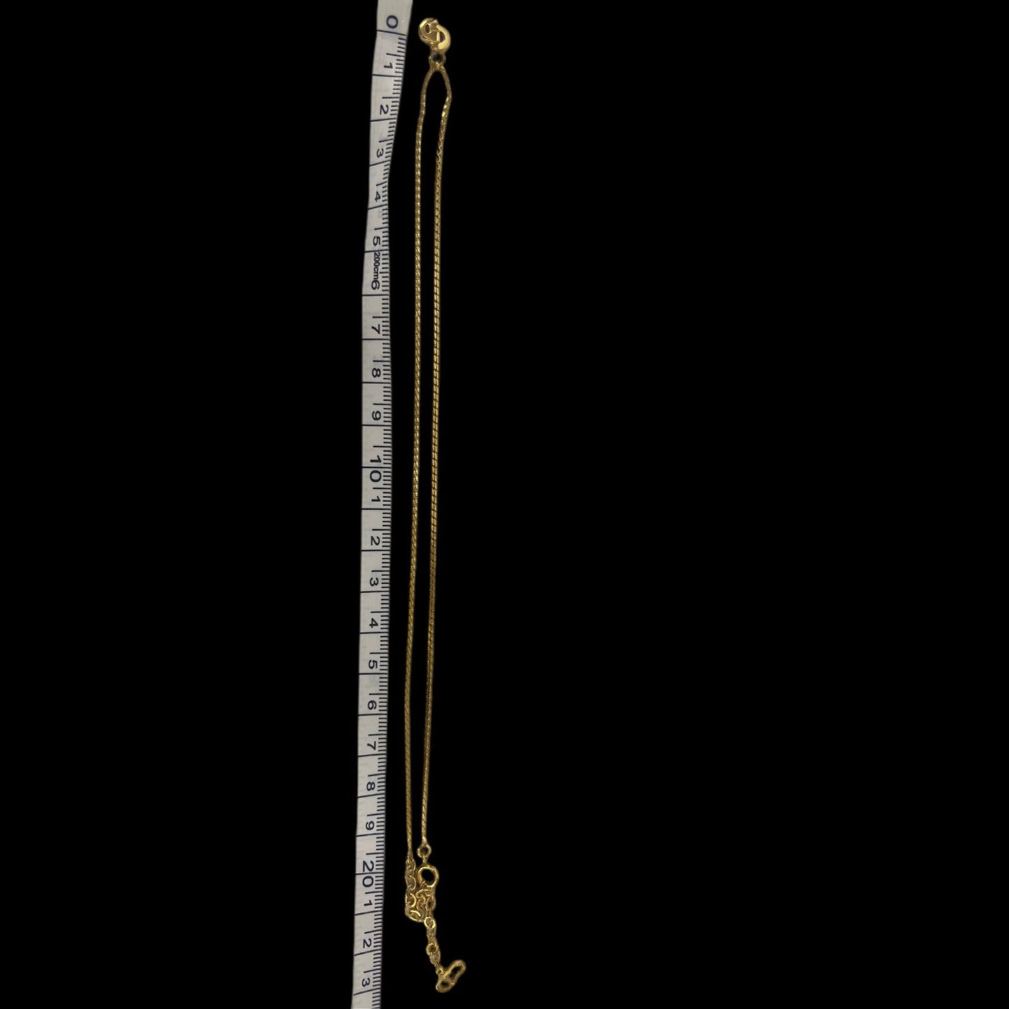 DIOR Necklace, Gold Hardware, Alloy