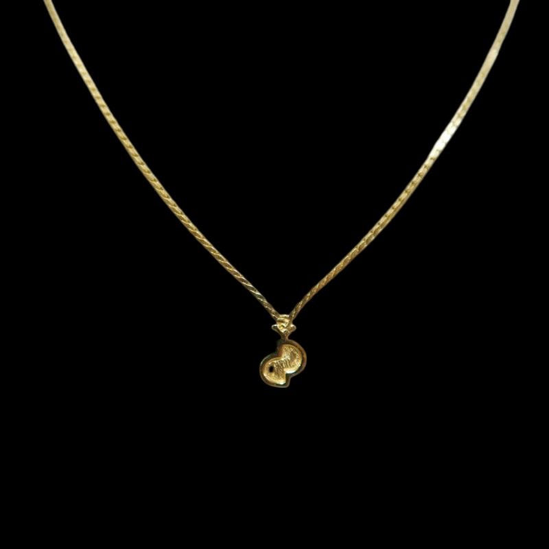 DIOR Necklace, Gold Hardware, Alloy
