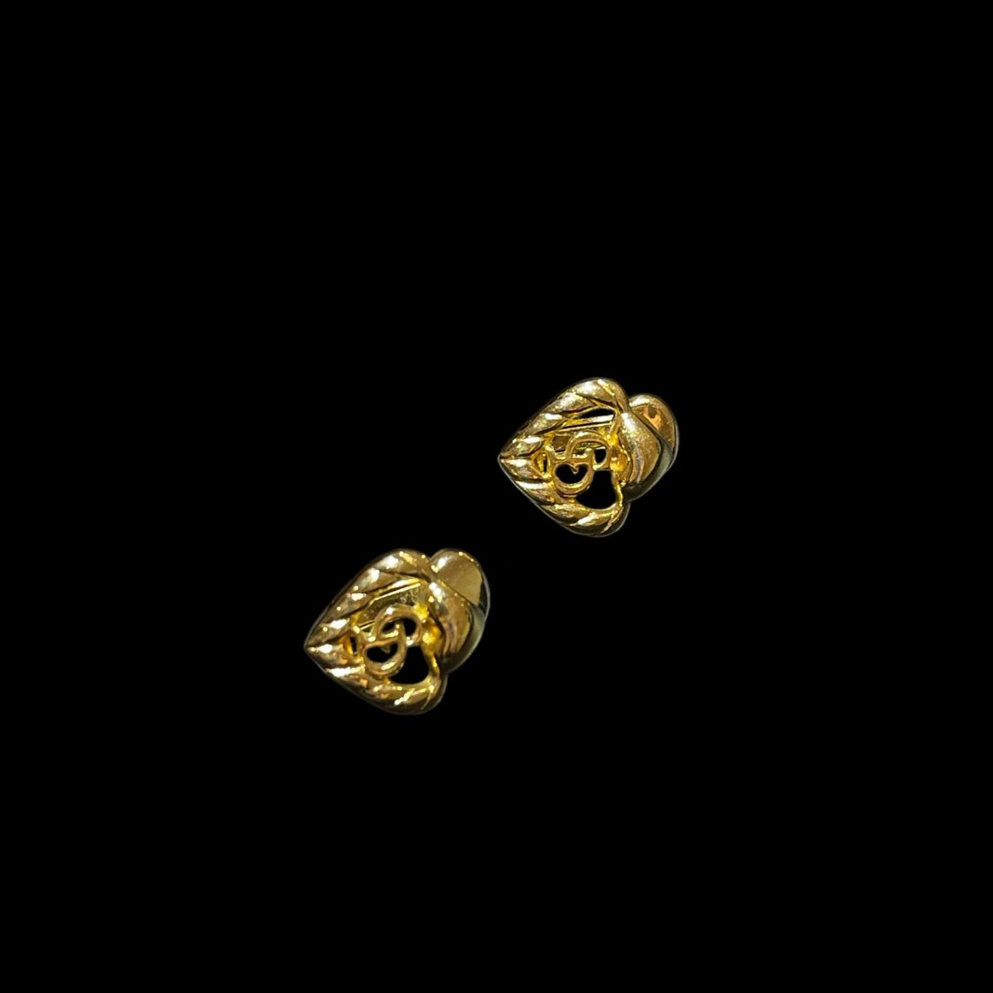 DIOR Earrings, Gold Hardware, Clip-On, Alloy