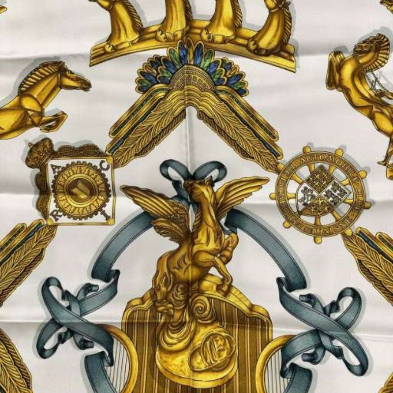 HERMES Hermes Scarf Pink, With Tag, Silk Scarf