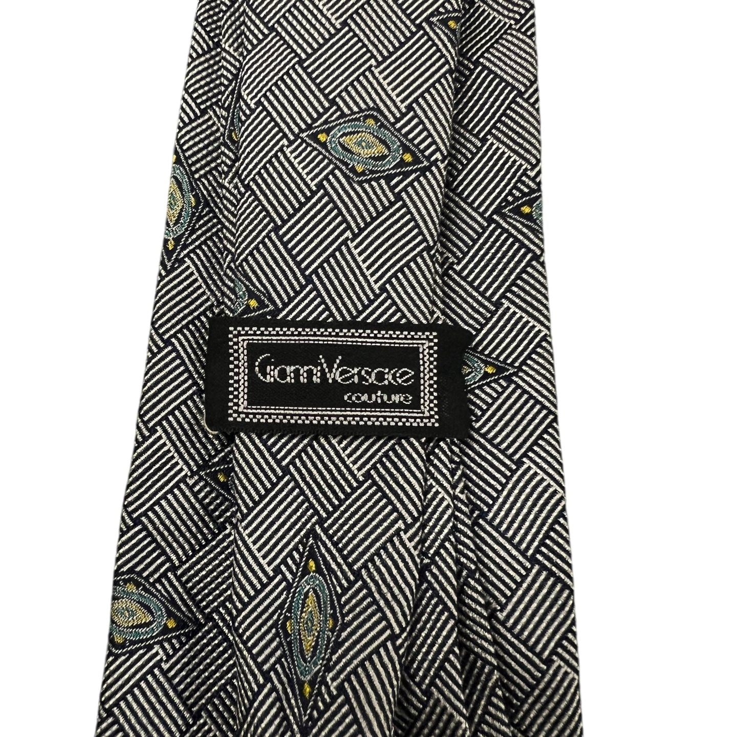 VERSACE tie, gray