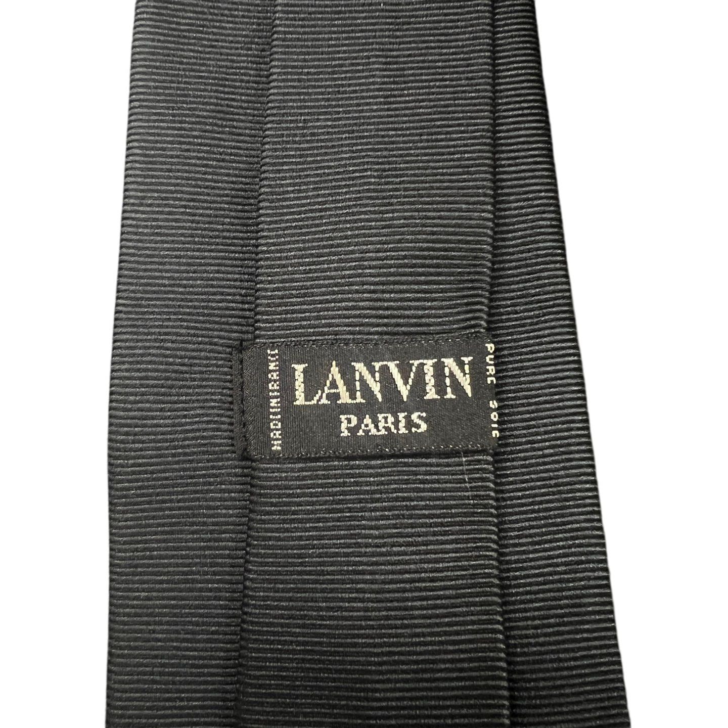 LANVIN tie, black