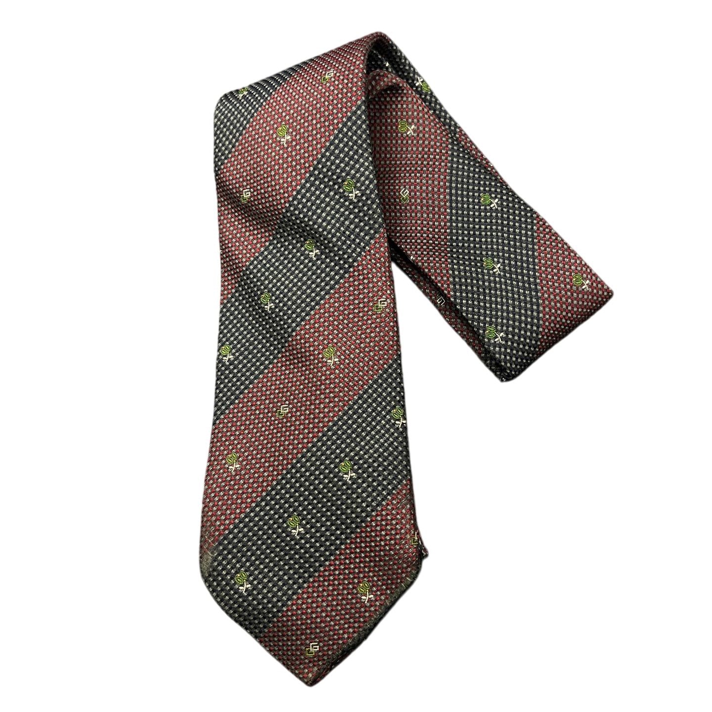GIVENCHY tie, black and red