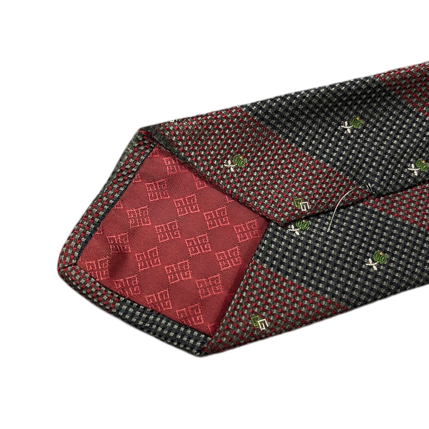 GIVENCHY tie, black and red