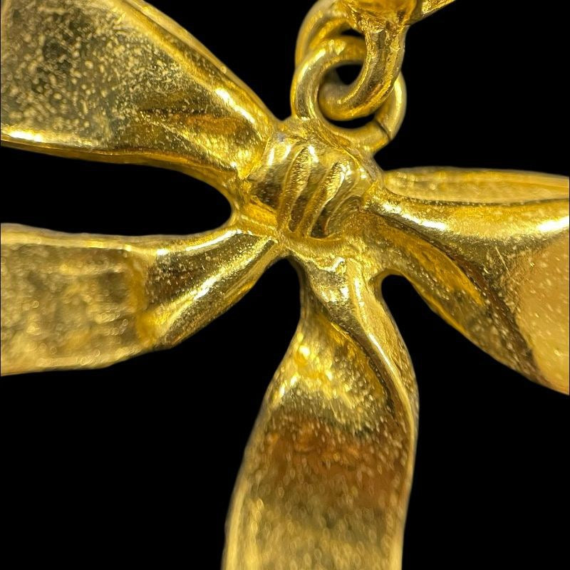 CHANEL Single Earring, Gold Hardware, Clip-On, Alloy