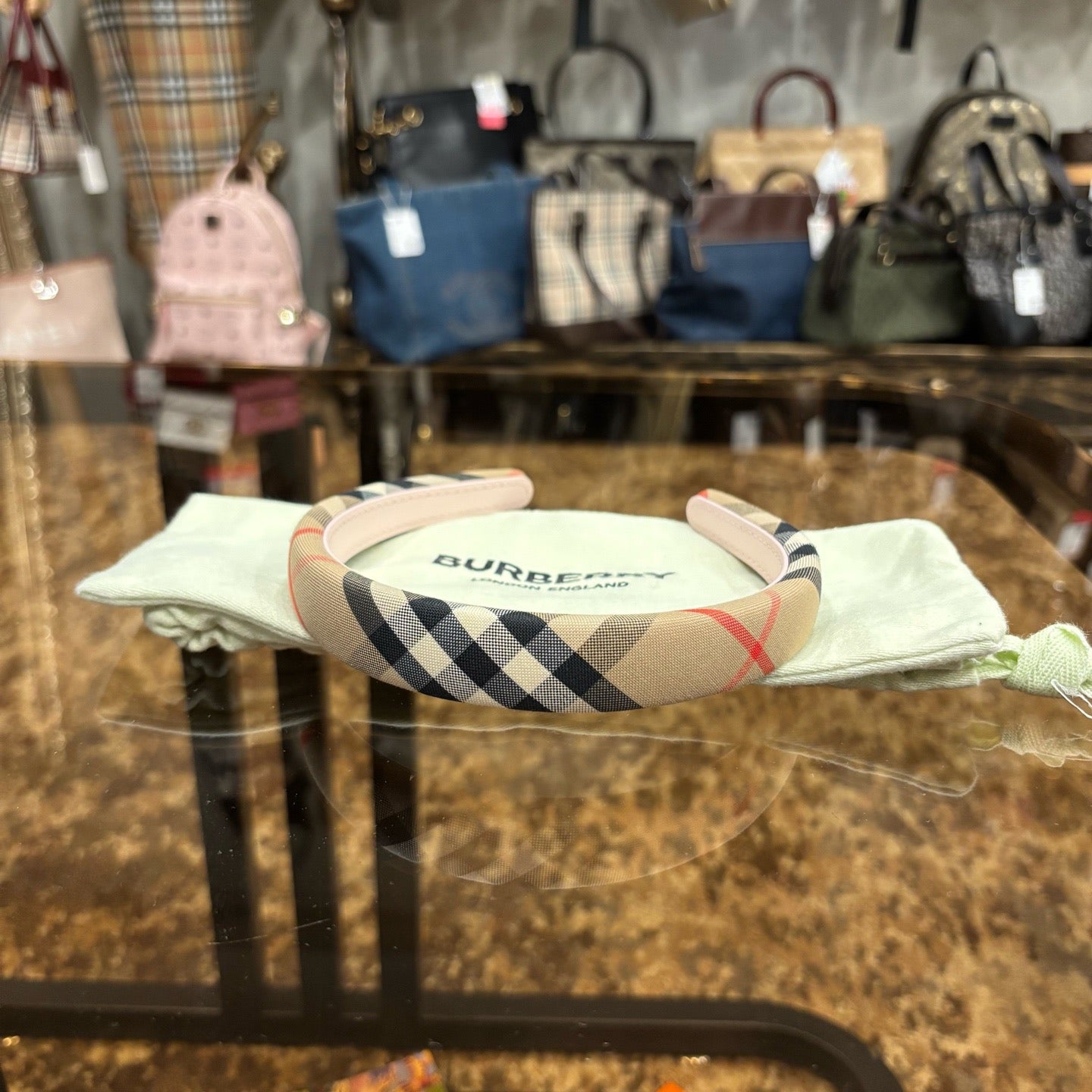 BURBERRY Headband, With Dust Bag, Hair Clip, Hairband