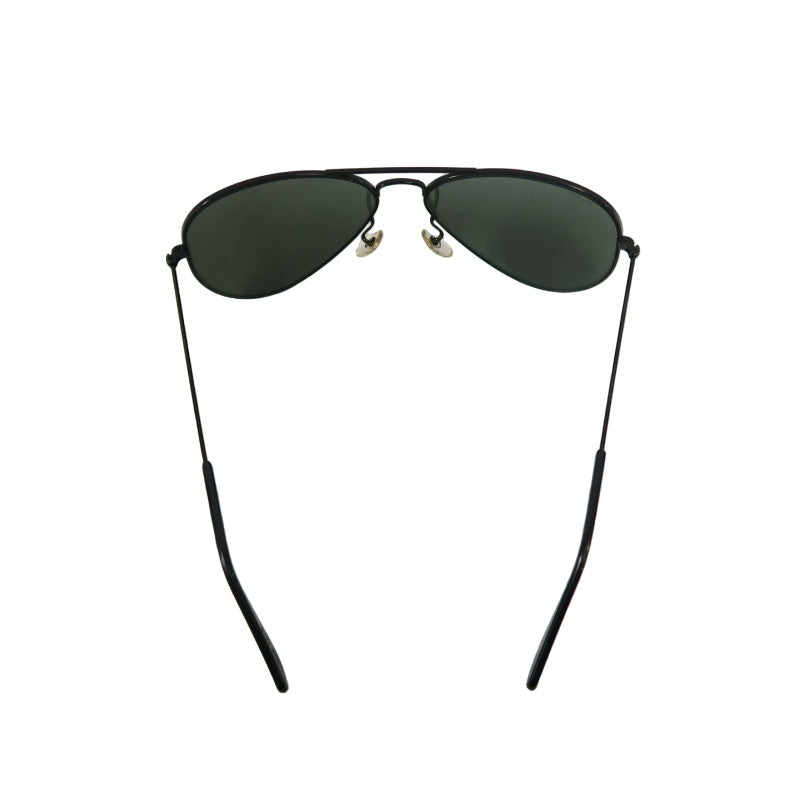 RAY-BAN Aviator Sunglasses Eyewear Black Metal Frame Green Lens Teardrop Classic Model