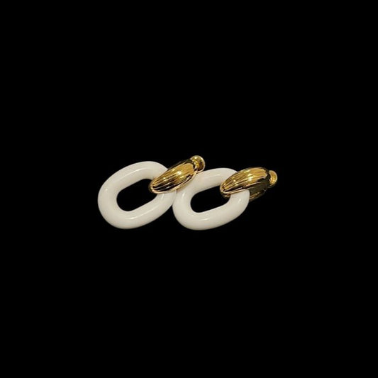 Saint Laurent (YSL) music note design brooch, silver-plated