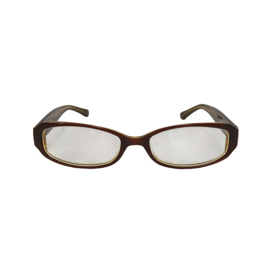 RAY-BAN Eyeglasses/Sunglasses Eyewear Brown Frame Rectangle Clear Lens Classic Design