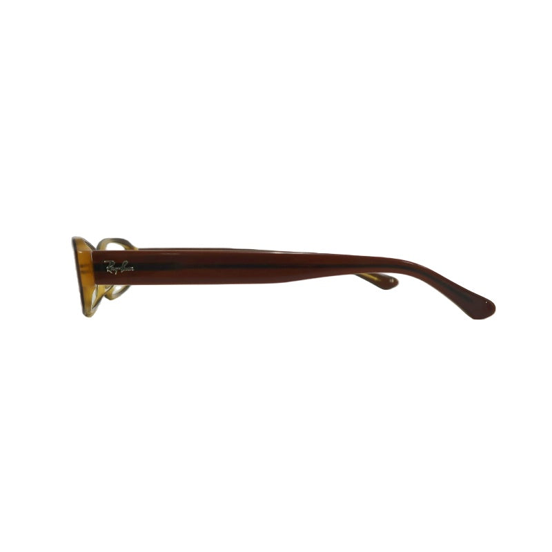 RAY-BAN Eyeglasses/Sunglasses Eyewear Brown Frame Rectangle Clear Lens Classic Design