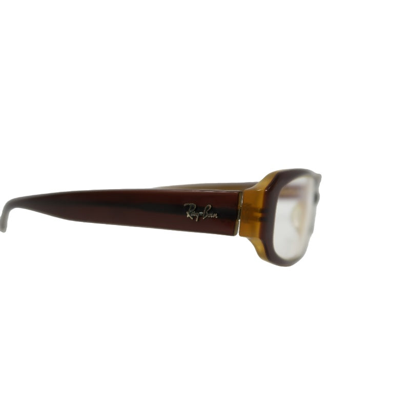 RAY-BAN Eyeglasses/Sunglasses Eyewear Brown Frame Rectangle Clear Lens Classic Design