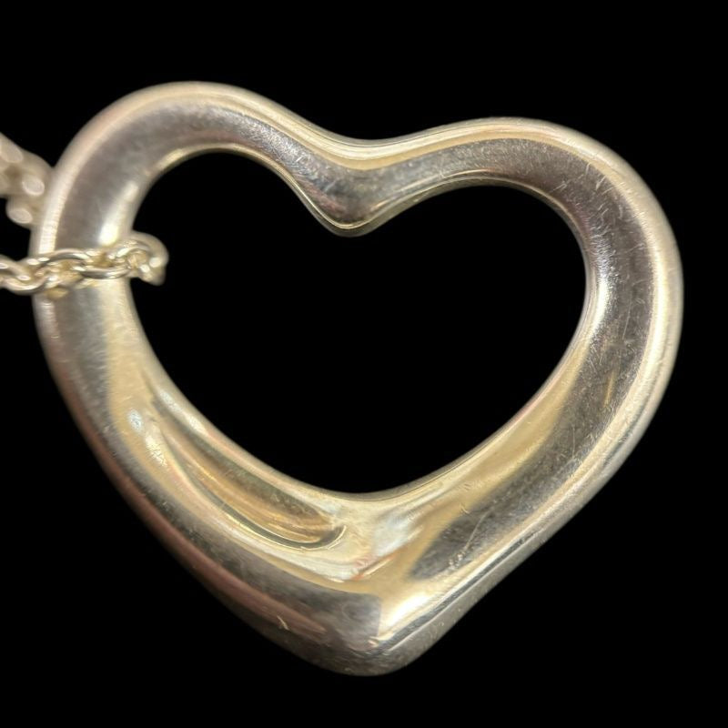 Tiffany & Co. 925 sterling silver Open Heart necklace, with box and dust bag