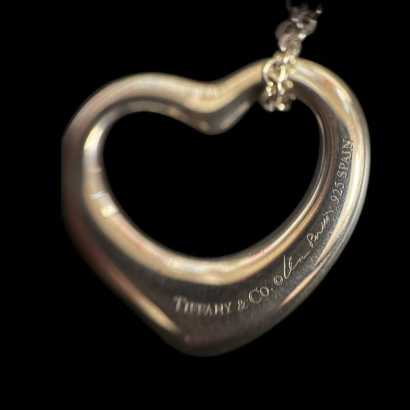 Tiffany & Co. 925 sterling silver Open Heart necklace