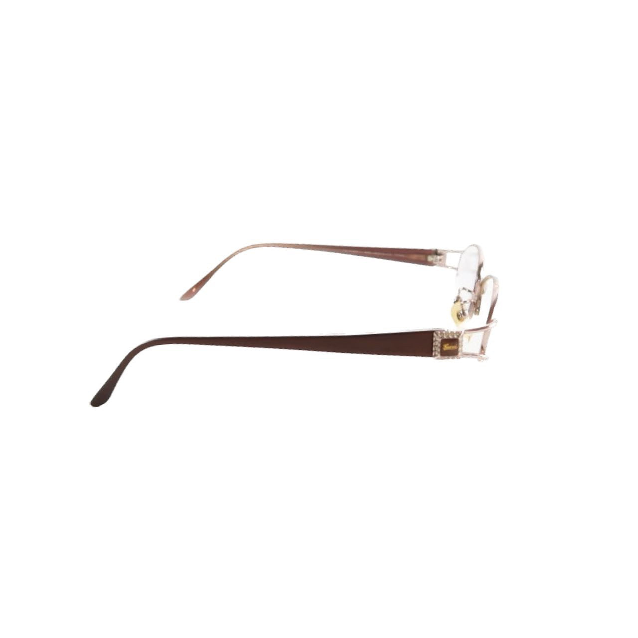 Gucci eyeglasses, brown, resin frame, with case