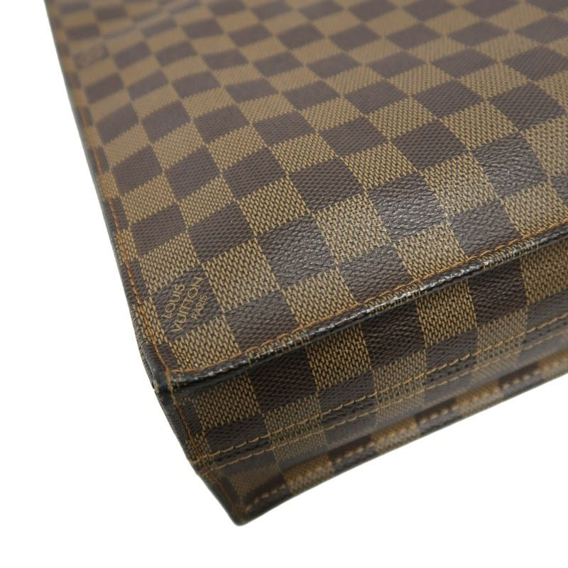 Louis Vuitton Damier Ebene Sac Plat Tote Bag
