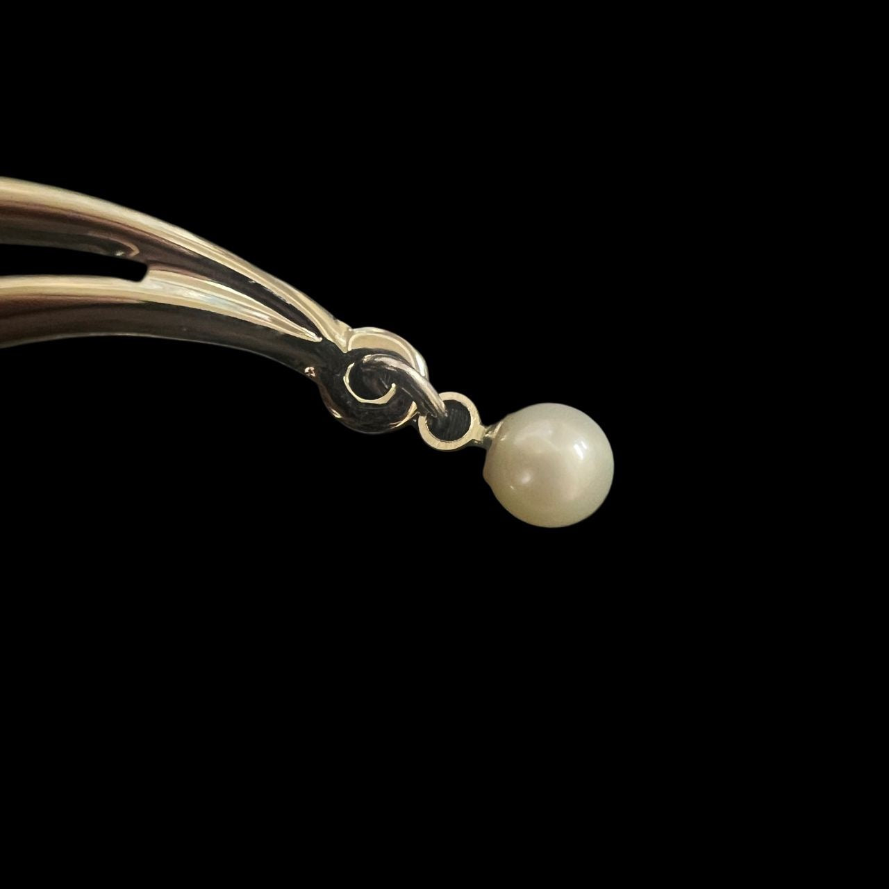 MIKIMOTO bookmark, pearl, silver, with box
