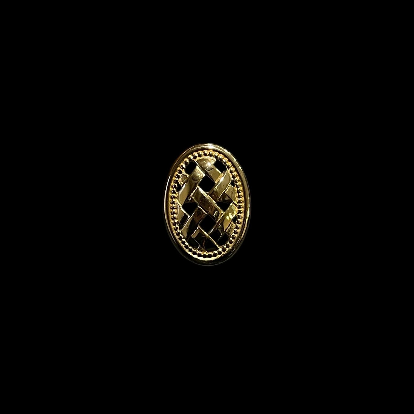 DIOR scarf ring, gold-plated