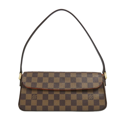 LOUIS VUITTON Looping Damier Handbag Brown