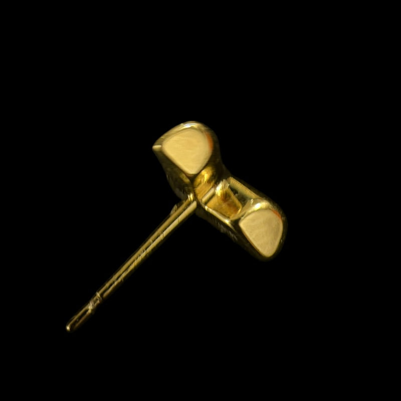 LOUIS VUITTON Earrings Essential V Accessory M68153 Gold Metal V Motif  Box ・ Dust Bag