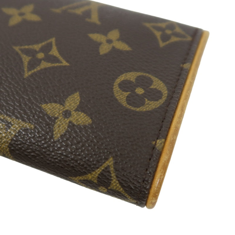 LOUIS VUITTON Monogram Pochette Twin Shoulder Bag, PVC, Envelope Style, Crossbody/Shoulder Bag & Waist Bag