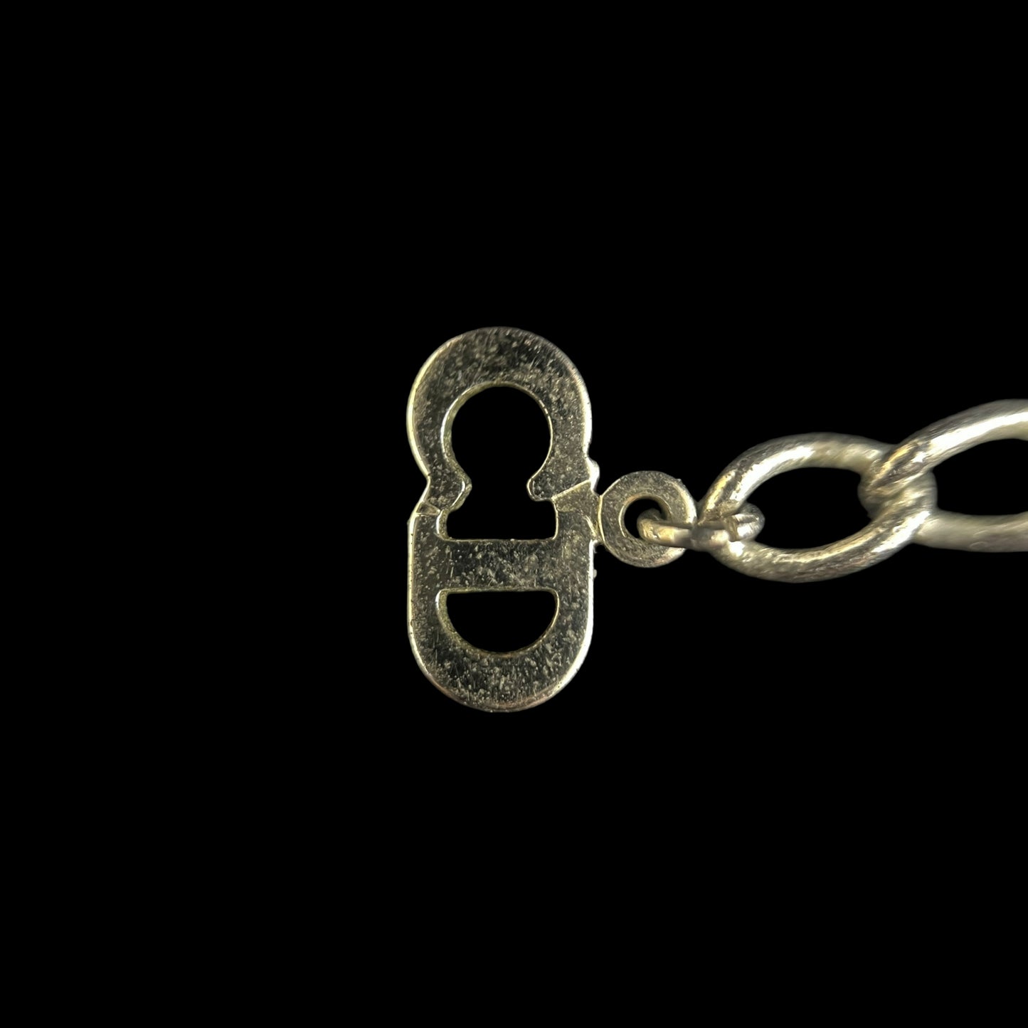 CHRISTIAN DIOR Vertical Dior Logo Pendant Necklace Silver Tone Metal Twist Fine Chain Adjustable Extension with Mini CD Charm Minimalist Cool Elegant Classic Accessory