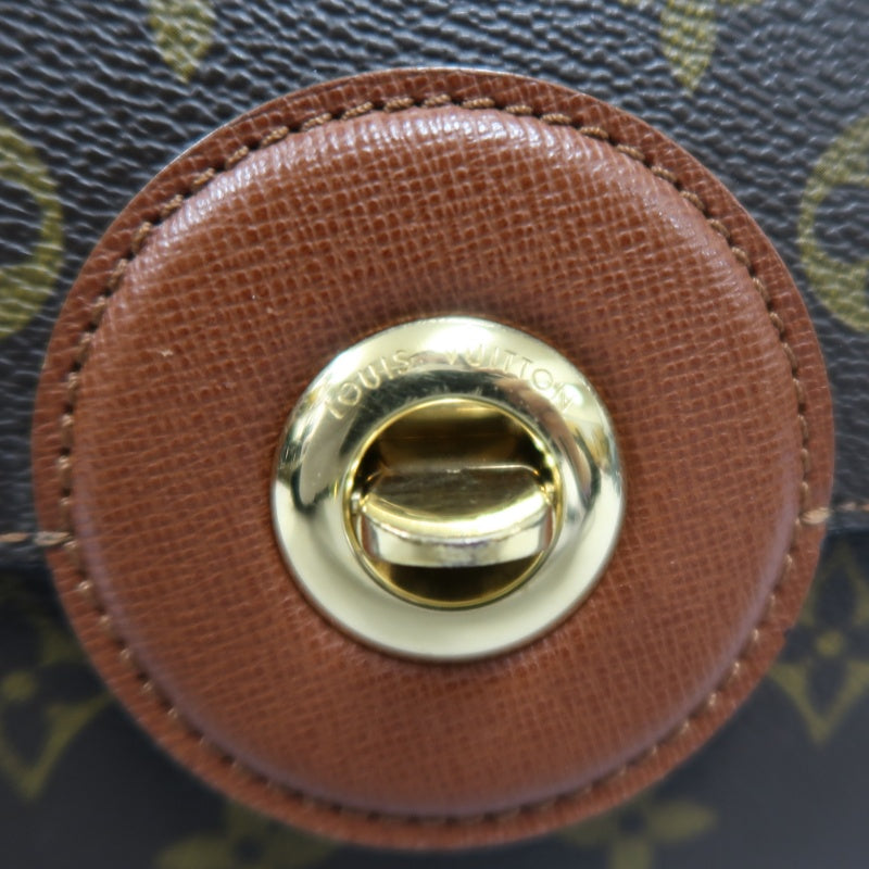 LOUIS VUITTON Raspail Monogram Shoulder Bag Brown LV Monogram PVC Shoulder Bag Handbag