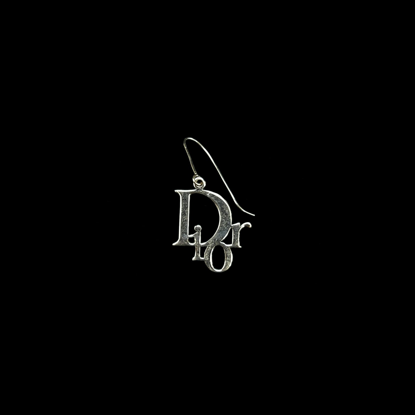 DIOR Silver-Finish Metal Earrings