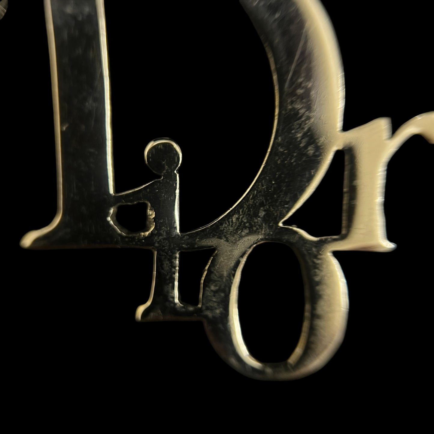 DIOR Silver-Finish Metal Earrings