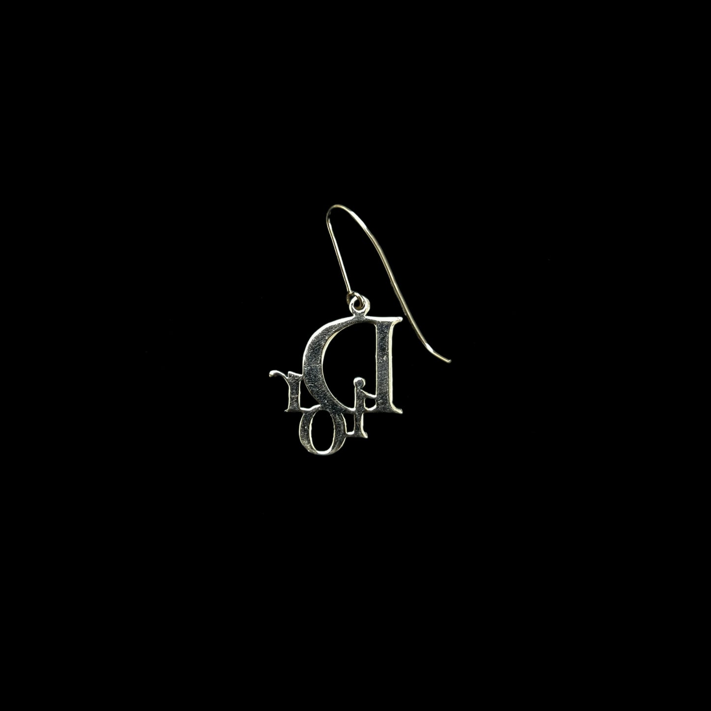 DIOR Silver-Finish Metal Earrings
