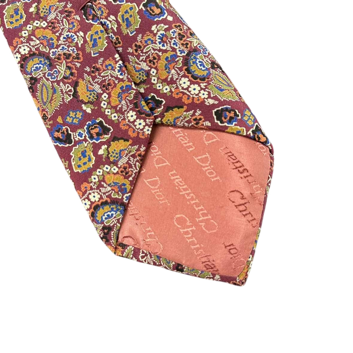 DIOR Silk Tie, Red Base