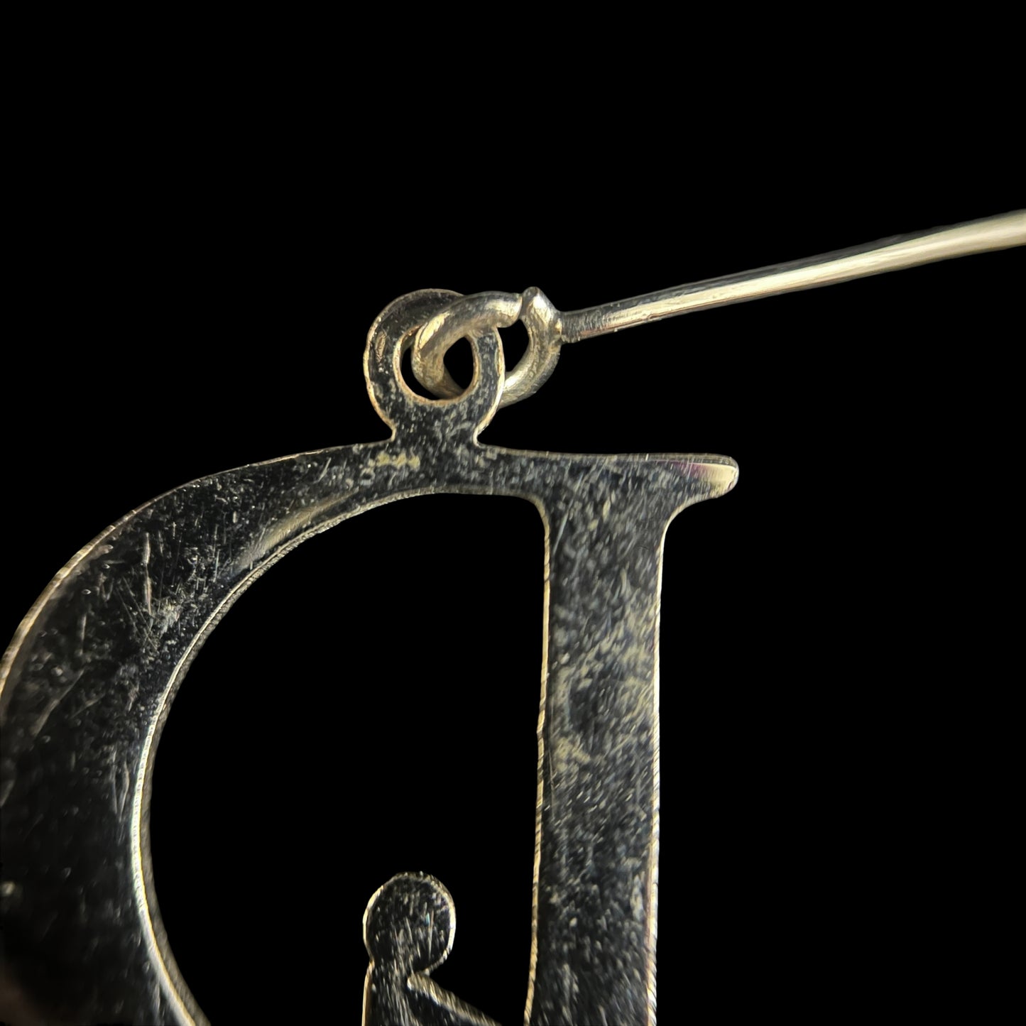 DIOR Silver-Finish Metal Earrings