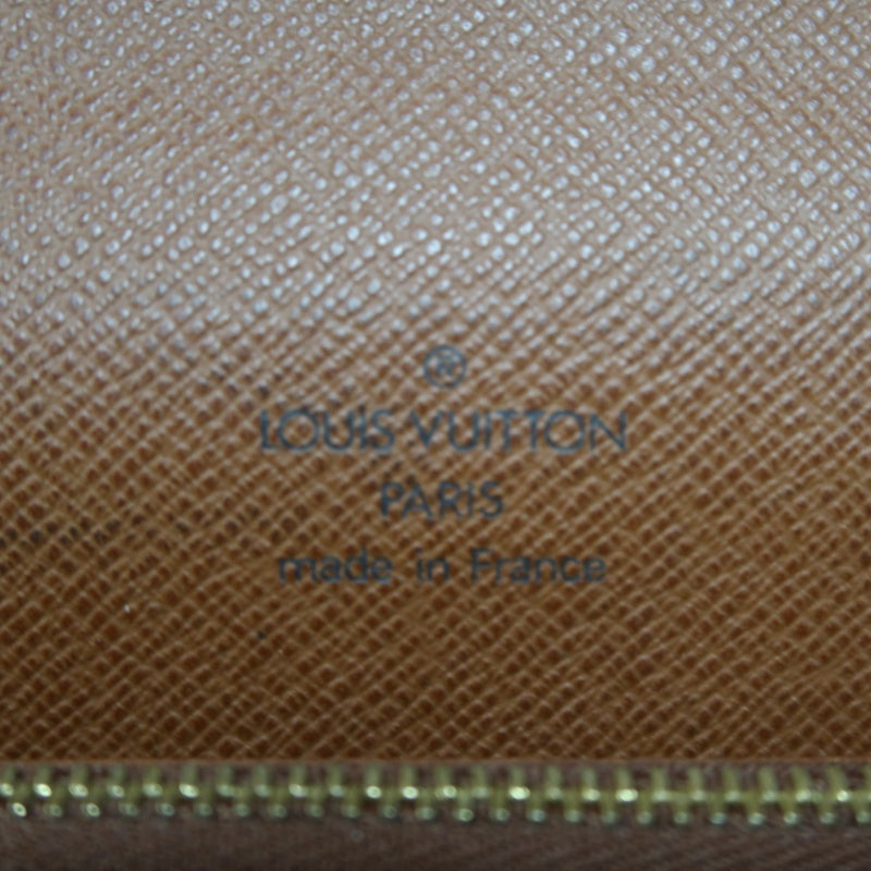 LOUIS VUITTON Raspail Monogram Shoulder Bag Brown LV Monogram PVC Shoulder Bag Handbag