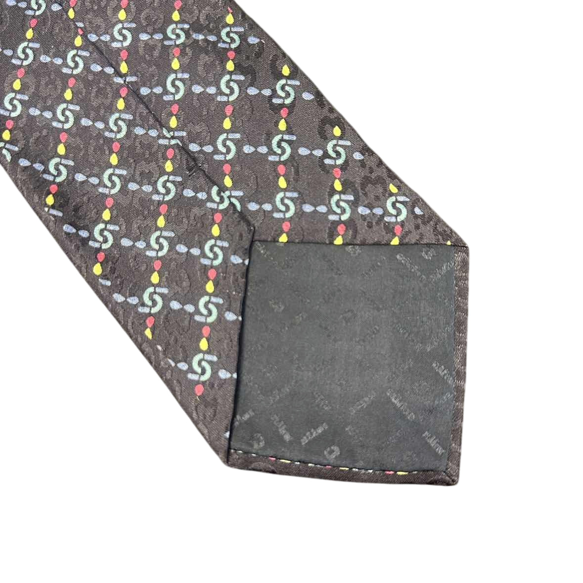 MILA SCHON  tie, navy, with tag
