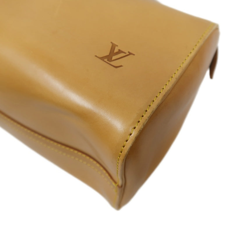 LOUIS VUITTON (LV) Nomade Leather Speedy 30 Beige Handbag with Padlock and 2 Keys