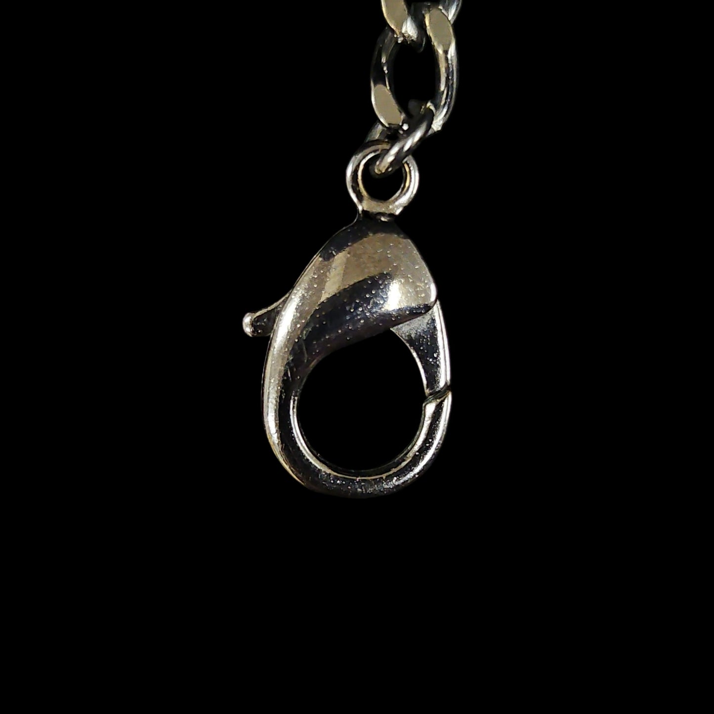 CHANEL Black-Tone Alloy Crystal Necklace With Box