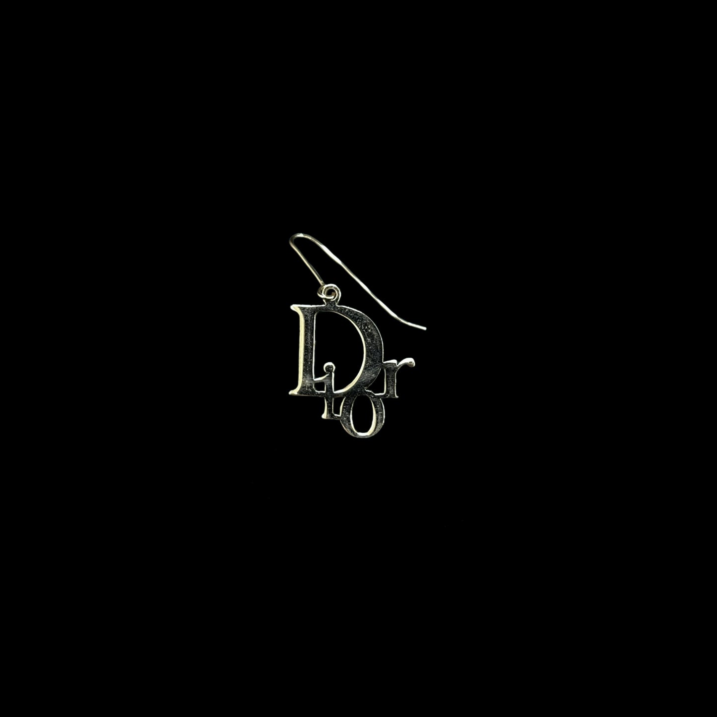 DIOR Silver-Finish Metal Earrings