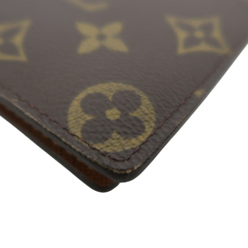 LOUIS VUITTON Monogram Bifold Wallet PVC Brown