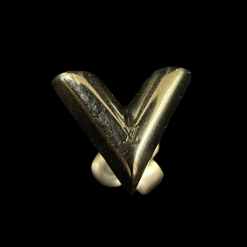 LOUIS VUITTON Earrings Essential V Accessory Silver Metal V Motif 　Box ・Dust Bag