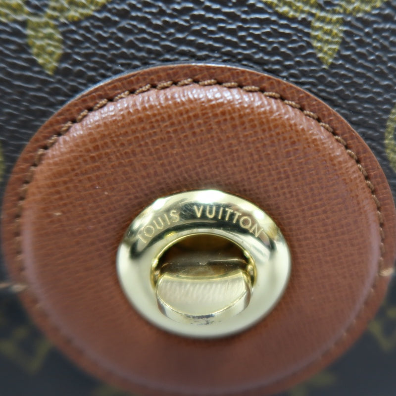 LOUIS VUITTON Raspail Monogram Shoulder Bag Brown LV Monogram PVC Shoulder Bag Handbag
