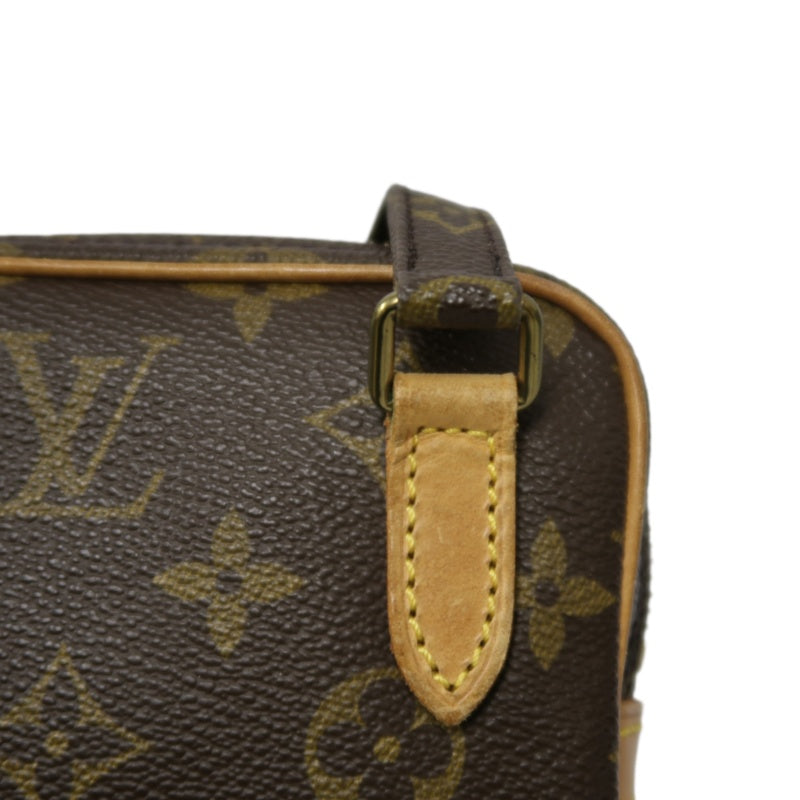 LOUIS VUITTON Pochette Marly Bandouliere Monogram Shoulder Bag Brown LV Monogram PVC Disney Crossbody Bag