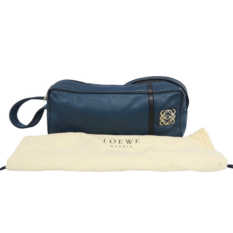 LOEWE Handbag, Lambskin, Blue, Shoulder Bag